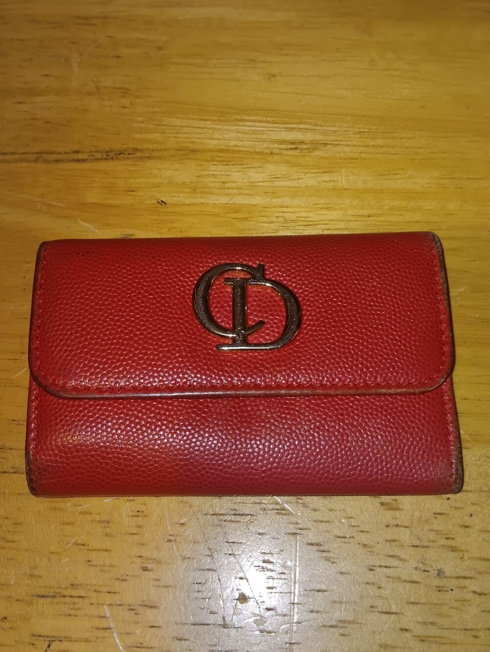 Christian Dior Red Leather CD Key Cles